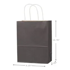 Hallmark 10.7" 12-Pack Assorted Kraft Paper Gift Bags 11 Hallmark 10.7" 12-Pack Assorted Kraft Paper Gift Bags -Hallmark shop 10.7 Prints and Solids 12Pack Assorted Gift Bags 5EGB6051 03