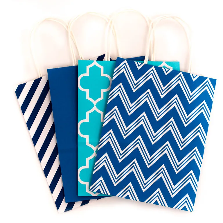 Hallmark 10.7" 12-Pack Assorted Kraft Paper Gift Bags 7 Hallmark 10.7" 12-Pack Assorted Kraft Paper Gift Bags - Image 5