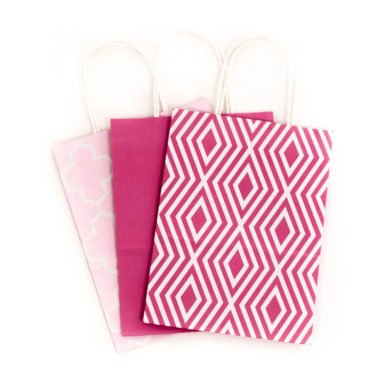 Hallmark 10.7" 12-Pack Assorted Kraft Paper Gift Bags 8 Hallmark 10.7" 12-Pack Assorted Kraft Paper Gift Bags - Image 6