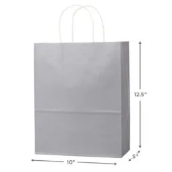 Hallmark 12.5" 12-Pack Assorted Kraft Paper Gift Bags 13 Hallmark 12.5" 12-Pack Assorted Kraft Paper Gift Bags -Hallmark shop 12.5 Prints and Solids 12Pack Assorted Gift Bags 5EGB6049 03