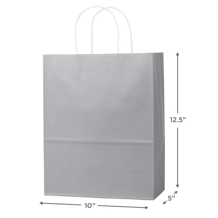 Hallmark 12.5" 12-Pack Assorted Kraft Paper Gift Bags 5 Hallmark 12.5" 12-Pack Assorted Kraft Paper Gift Bags - Image 3