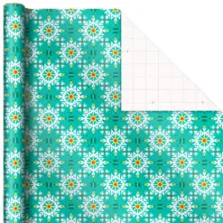 Hallmark Festive And Fun 3-Pack Multicolored Wrapping Paper, 120 Sq. Ft. -Hallmark shop 3Pack Festive and Fun Holiday Wrapping Paper 5JXW1082 06