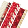 Hallmark Red And Gold 3-Pack Reversible Christmas Wrapping Paper, 120 Sq. Ft. 2 Hallmark Red And Gold 3-Pack Reversible Christmas Wrapping Paper, 120 Sq. Ft. -Hallmark shop 3Pack Red and Gold Reversible Christmas Wrapping Paper 5JXW1029 01