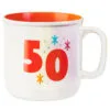 Hallmark 50 Mug, 16 Oz. -Hallmark shop 50 Ceramic Mug 1BID1070 01