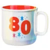 Hallmark 80 Mug, 16 Oz. 2 Hallmark 80 Mug, 16 Oz. -Hallmark shop 80 Ceramic Mug 1BID1073 01