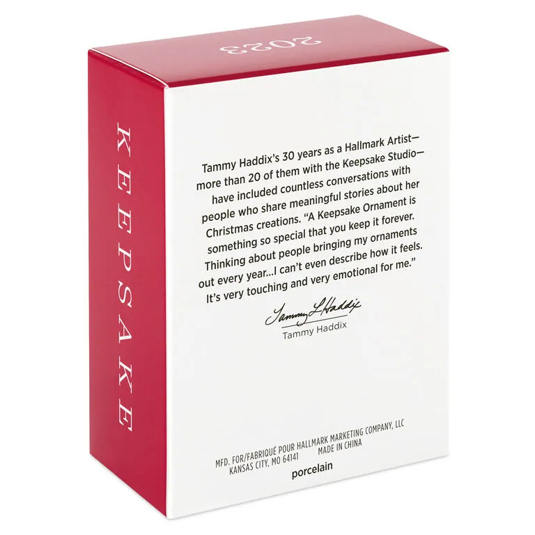 Hallmark A Heart Remembered 2023 Porcelain Ornament 7 Hallmark A Heart Remembered 2023 Porcelain Ornament - Image 5
