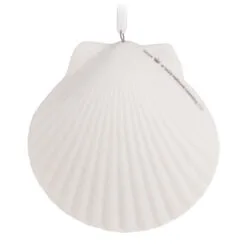 Hallmark A Heart Remembered 2023 Porcelain Ornament 13 Hallmark A Heart Remembered 2023 Porcelain Ornament -Hallmark shop A Heart Remembered Seashell Keepsake Ornament 1799QHX3037 06