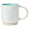Hallmark A Teacher's Heart Mug, 16 Oz. -Hallmark shop A Teachers Heart Ceramic Mug 1MUG3555 01