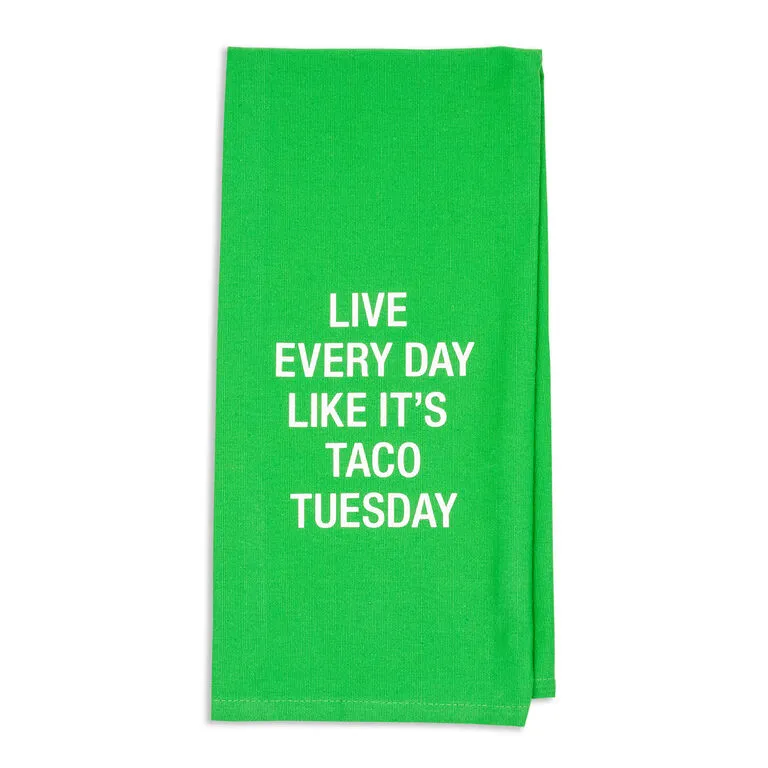 Taco Tuesday Funny Tea Towel 3 Taco Tuesday Funny Tea Towel