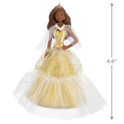 Hallmark 2023 Black Holiday Barbie™ Ornament 10 Hallmark 2023 Black Holiday Barbie™ Ornament -Hallmark shop African American Holiday Barbie Keepsake Ornament 2199QXR8217 03