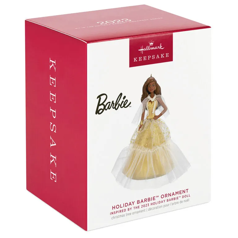 Hallmark 2023 Black Holiday Barbie™ Ornament 6 Hallmark 2023 Black Holiday Barbie™ Ornament - Image 4