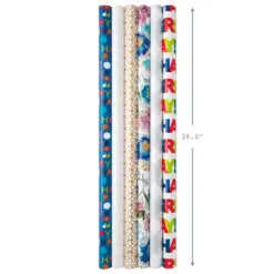 Hallmark All Occasions Wrapping Paper Rolls, 6 Pack 13 Hallmark All Occasions Wrapping Paper Rolls, 6 Pack -Hallmark shop All Occasions Wrapping Paper Rolls 6 Pack 5JXW1745 03