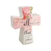 Roman All Things Through Christ Porcelain Prayer Cross -Hallmark shop All Things Through Christ Porcelain Prayer Cross 223621 01