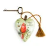 Demdaco Always And Forever Cardinal Art Heart With Key Stand -Hallmark shop Always and Forever Cardinal Art Heart Sculpture 2020210610 01