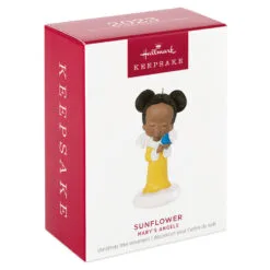 Hallmark Mary's Angels Sunflower Ornament -Hallmark shop Angel on Cloud With Bluebird Keepsake Ornament 1599QXR8227 04