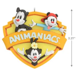 Hallmark Animaniacs™ Zany To The Max! Ornament -Hallmark shop Animaniacs Logo Keepsake Ornament 1899QXI6057 03