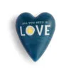 Demdaco All You Need Is Love Art Heart Keeper For Pet -Hallmark shop Art Heart Resin and Metal Trinket Dish for Pet 1003480382 01