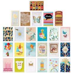 Hallmark Assorted All-Occasion Handmade Greeting Cards In Black Scattered Dot Organizer 11 Hallmark Assorted All-Occasion Handmade Greeting Cards In Black Scattered Dot Organizer -Hallmark shop Assorted AllOccasion Greeting Cards in Organizer 5EBN1121 03