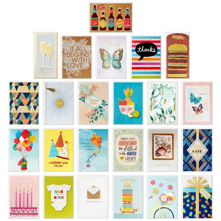 Hallmark Assorted All-Occasion Handmade Greeting Cards In Black Scattered Dot Organizer 5 Hallmark Assorted All-Occasion Handmade Greeting Cards In Black Scattered Dot Organizer - Image 3