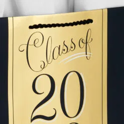 Hallmark 13" Assorted Grad Designs 3-Pack Large Gift Bags With Tissue Paper -Hallmark shop Assorted Grad Designs 3Pack Large Gift Bags With Tissue Paper 5GBC1015 06