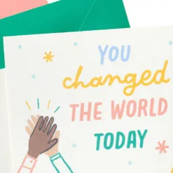 Hallmark Little World Changers™ Assorted Blank Note Cards In Caddy, Pack Of 24 -Hallmark shop Assorted Kids Blank Note Cards in Caddy 3SOM1188 05