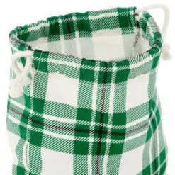 Hallmark 10" Assorted Plaid 3-Pack Fabric Gift Bags -Hallmark shop Assorted Plaid Fabric Christmas Gift Bags 5XGB1453 05