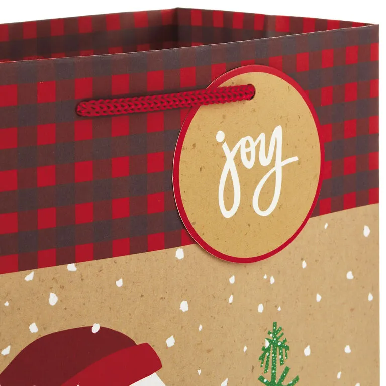 Hallmark Assorted Rustic Designs 8-Pack Small, Medium And Large Christmas Gift Bags 7 Hallmark Assorted Rustic Designs 8-Pack Small, Medium And Large Christmas Gift Bags - Image 5