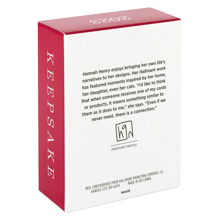 Hallmark Baby Boy's First Christmas Bear 2023 Ornament 7 Hallmark Baby Boy's First Christmas Bear 2023 Ornament - Image 5