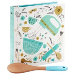 Hallmark Baking Icons Recipe Organizer Book With Wooden Spoon -Hallmark shop Baking Icons Recipe Organizer Book With Wooden Spoon 1TOG1025 04
