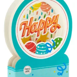 Hallmark All The Happiness Snow Globe Musical 3D Birthday Card With Motion 13 Hallmark All The Happiness Snow Globe Musical 3D Birthday Card With Motion -Hallmark shop Balloons Snow Globe Musical Motion 3DBirthday Card 1299WDR1212 04
