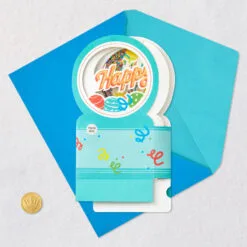 Hallmark All The Happiness Snow Globe Musical 3D Birthday Card With Motion 14 Hallmark All The Happiness Snow Globe Musical 3D Birthday Card With Motion -Hallmark shop Balloons Snow Globe Musical Motion 3DBirthday Card 1299WDR1212 05