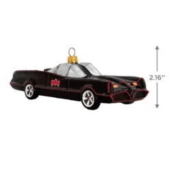 Hallmark Batman™ The Classic TV Series Batmobile™ Glass Ornament -Hallmark shop Batmobile Keepsake Ornament 1QEP3049 03