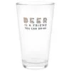 Hallmark Beer Is A Friend Pint Glass, 16 Oz. -Hallmark shop Beer Is a Friend Pint Glass 1BRW3227 01