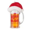 Hallmark Hoppy Holidays Ornament -Hallmark shop Beer Mug With Santa Hat Keepsake Ornament 1799QGO2847 01