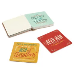 Hallmark Beers To You: 20 Coasters To Say Cheers To Book -Hallmark shop Beers to You Book With Coasters 1BOK1570 05
