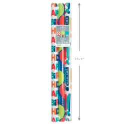 Hallmark Birthday Celebration 3-Pack Reversible Wrapping Paper -Hallmark shop Birthday Celebration 3Pack Reversible Wrapping Paper 5EWR2946 03