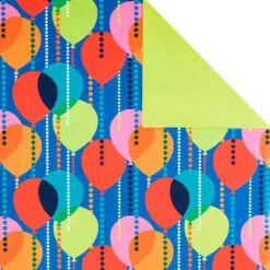 Hallmark Birthday Celebration 3-Pack Reversible Wrapping Paper -Hallmark shop Birthday Celebration 3Pack Reversible Wrapping Paper 5EWR2946 05