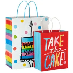 Hallmark Birthday Cheer 8-Pack Assorted Gift Bags -Hallmark shop Birthday Cheer Medium and Large Gift Bags 5EGB6365 05