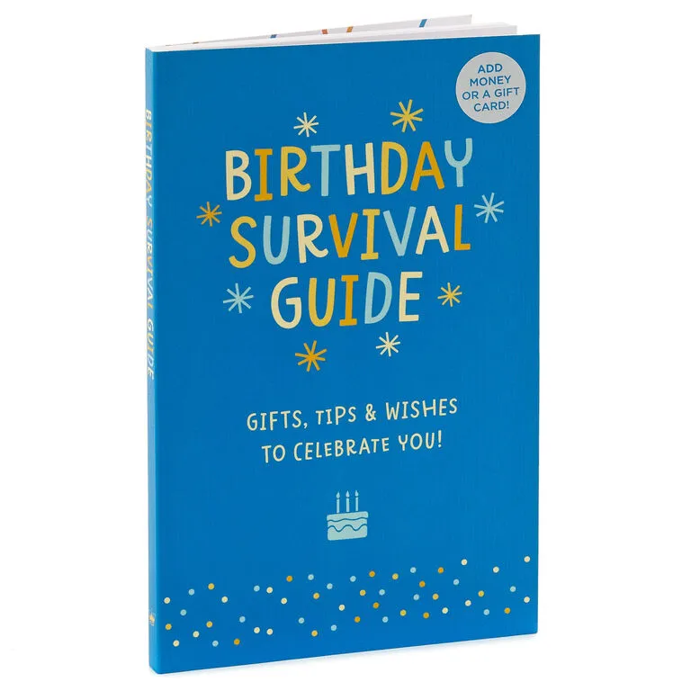 Hallmark Birthday Survival Guide Book And Gift Card Holder 3 Hallmark Birthday Survival Guide Book And Gift Card Holder