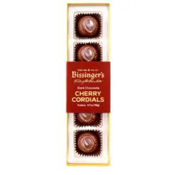 Bissinger's Chocolates Dark Chocolate Cherry Cordials, 5 Pieces