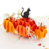 Hallmark Fun And Frightful 3D Pop-Up Halloween Card -Hallmark shop Black Cat on Pumpkins 3D PopUp Halloween Card 1299IEH1003 01