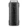 BruMate Onyx Leopard Stainless Steel Skinny Can Cooler, 12 Oz. -Hallmark shop Black Leopard Print Slim Can Cooler HS12OL 01