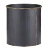 Black Recycled Iron And Brass Crock -Hallmark shop Black Recycled Iron and Brass Crock G5762 01