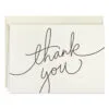Hallmark Black Script Bulk Boxed Blank Thank-You Notes, Pack Of 40 1 Hallmark Black Script Bulk Boxed Blank Thank-You Notes, Pack Of 40 -Hallmark shop Black Script Boxed Blank ThankYou Notes Multipack 1TYN2453 01