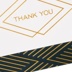 Hallmark Black And Gold Bulk Blank Thank-You Notes, Pack Of 50 -Hallmark shop Black and Gold Bulk Blank ThankYou Notes Assortment 1399WTU3882 05