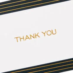 Hallmark Black And Gold Bulk Blank Thank-You Notes, Pack Of 50 -Hallmark shop Black and Gold Bulk Blank ThankYou Notes Assortment 1399WTU3882 06