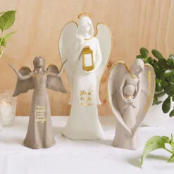 Hallmark Blessed Beyond Measure Angel Figurine With Light, 12" -Hallmark shop Blessed Beyond Measure Angel Figurine With Light 1JOA1047 02