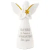 Hallmark Blessing Of A Daughter Mini Angel Figurine, 3.75" 1 Hallmark Blessing Of A Daughter Mini Angel Figurine, 3.75" -Hallmark shop Blessing of a Daughter Mini Angel Figurine 1JOA2230 01