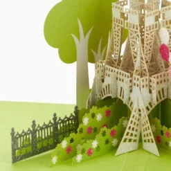 Hallmark Bonjour Eiffel Tower 3D Pop-Up Hello Card -Hallmark shop Bonjour Eiffel Tower 3D PopUp Hello Card 1299LAD9664 04