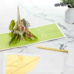 Hallmark Bonjour Eiffel Tower 3D Pop-Up Hello Card -Hallmark shop Bonjour Eiffel Tower 3D PopUp Hello Card 1299LAD9664 08